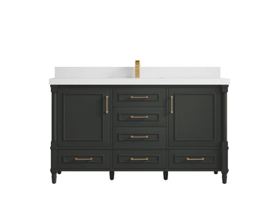 Aberdeen 60 in. W x 22 in. D Single Sink Bathroom Vanity - Willow Bath and Vanity