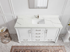 Aberdeen 60 in. W x 22 in. D Single Sink Bathroom Vanity - photo 12