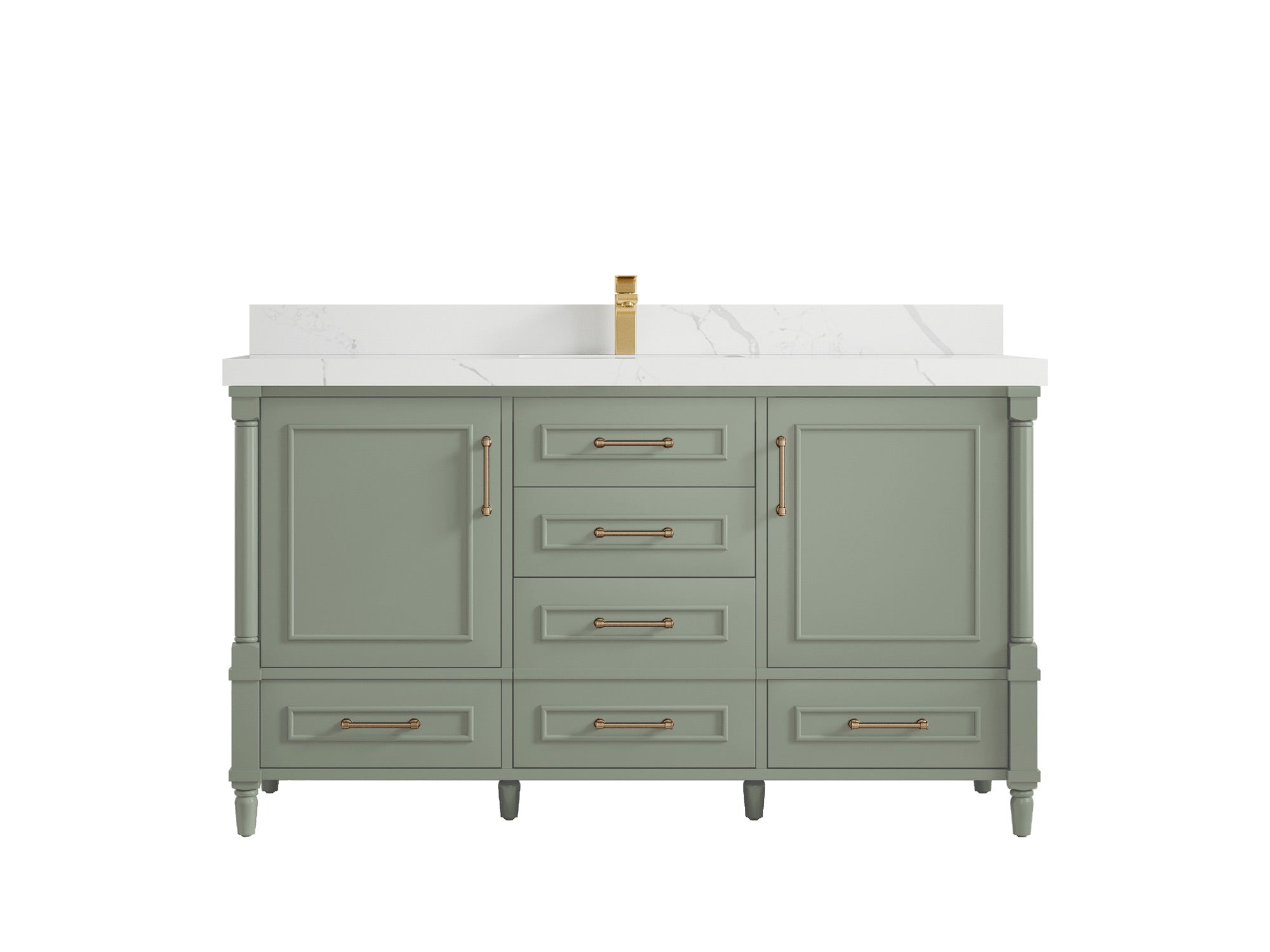 Aberdeen 60 in. W x 22 in. D Single Sink Bathroom Vanity - Willow Bath and Vanity