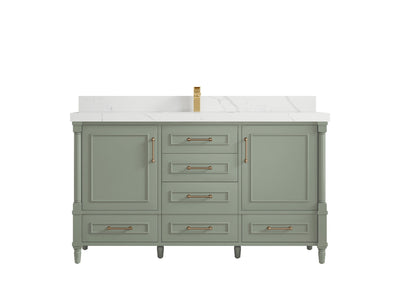 Aberdeen 60 in. W x 22 in. D Single Sink Bathroom Vanity - Willow Bath and Vanity