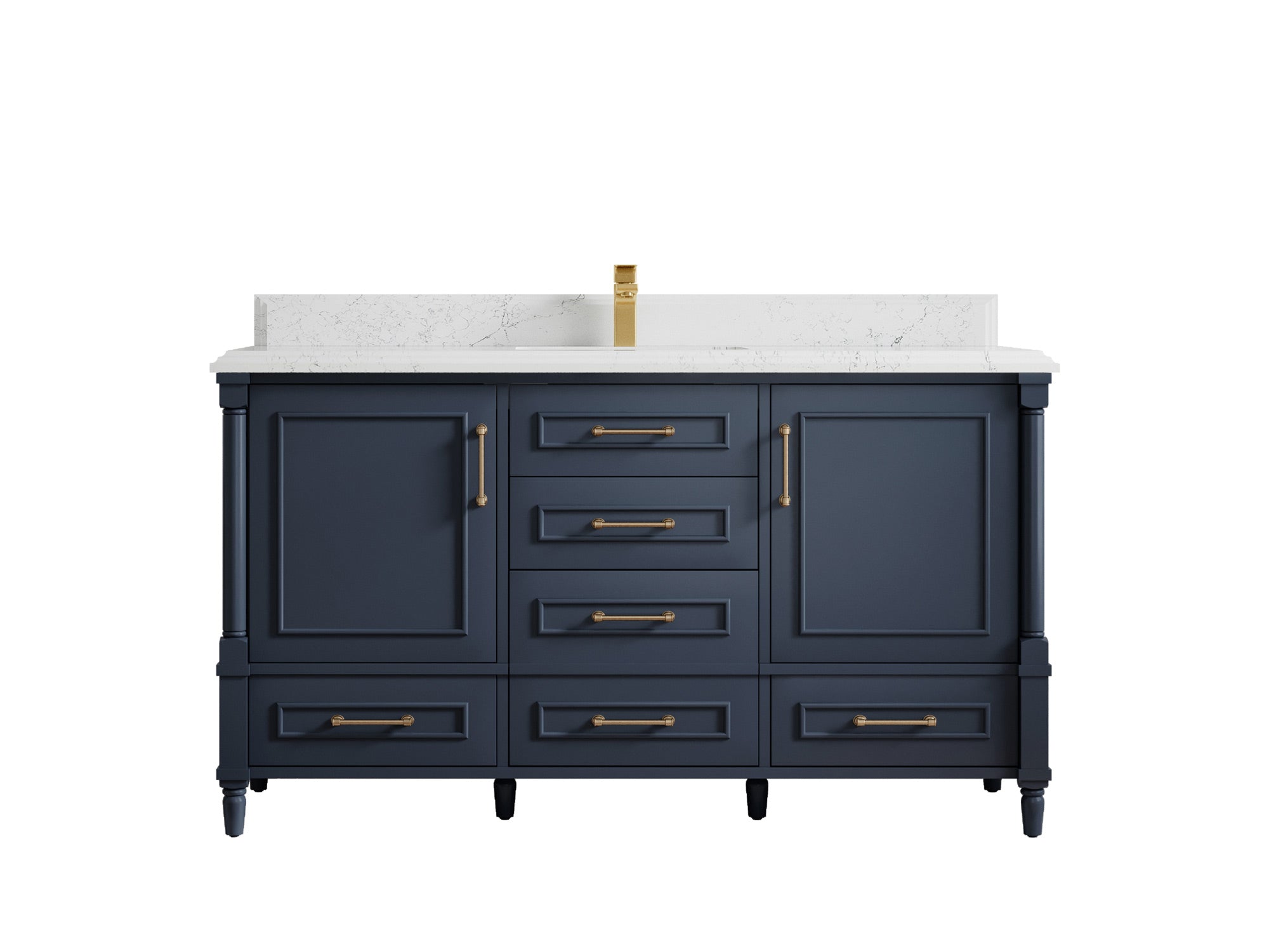 Aberdeen 60 in. W x 22 in. D Single Sink Bathroom Vanity - Willow Bath and Vanity