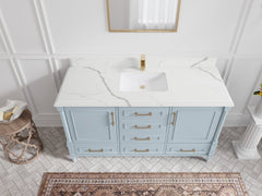 Aberdeen 60 in. W x 22 in. D Single Sink Bathroom Vanity - photo 22