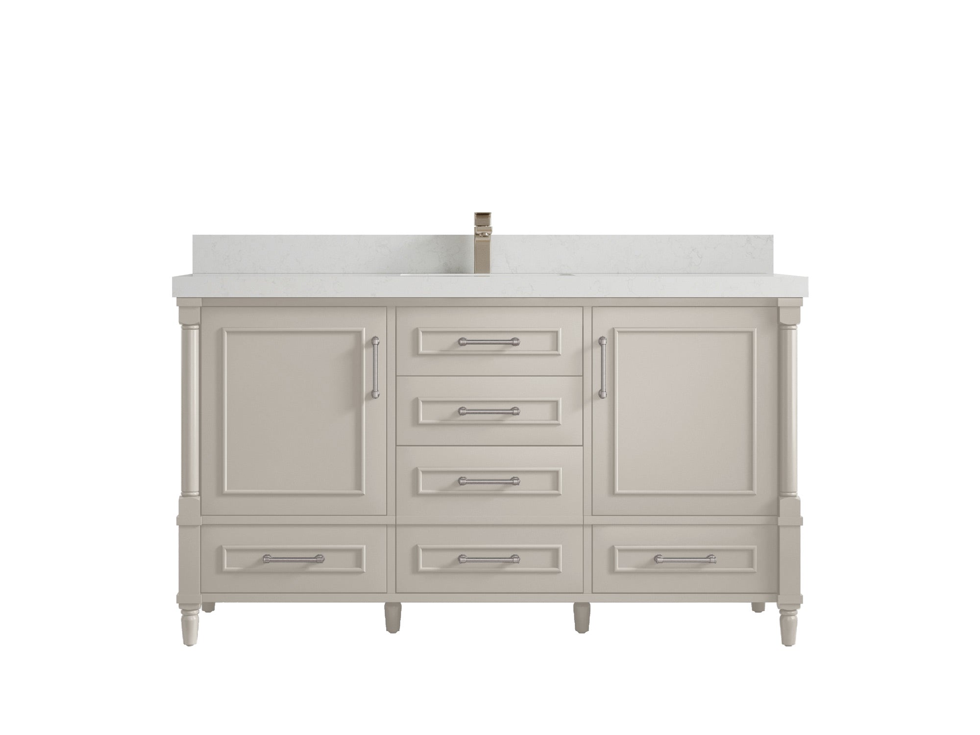 Aberdeen 60 in. W x 22 in. D Single Sink Bathroom Vanity - Willow Bath and Vanity