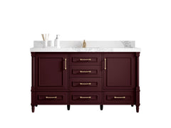 Aberdeen 60 in. W x 22 in. D Single Sink Bathroom Vanity - photo 1