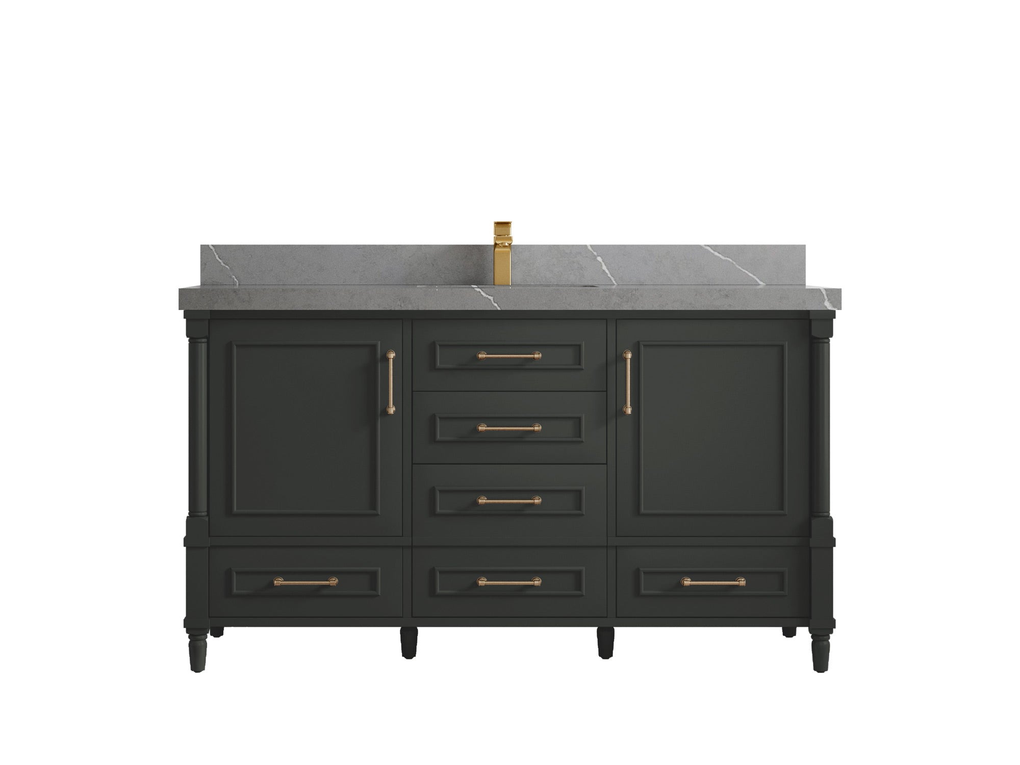 Aberdeen 60 in. W x 22 in. D Single Sink Bathroom Vanity - Willow Bath and Vanity