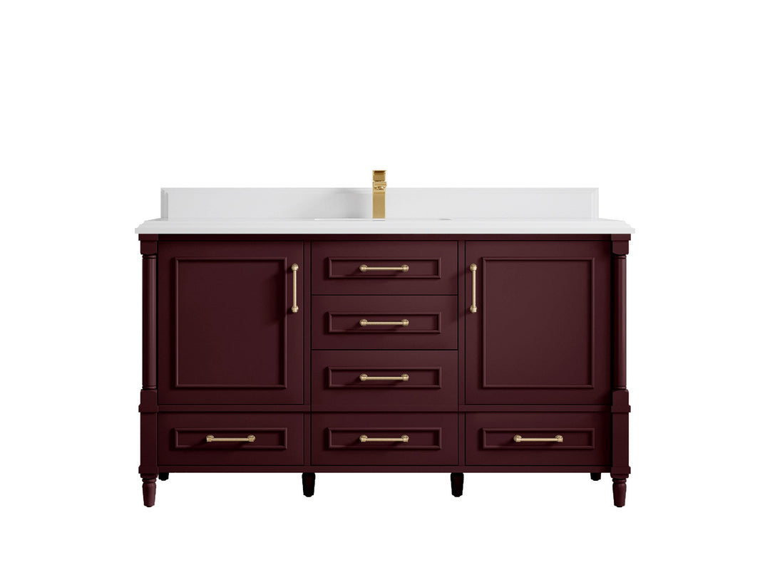 Aberdeen 60 in. W x 22 in. D Single Sink Bathroom Vanity - Willow Bath and Vanity