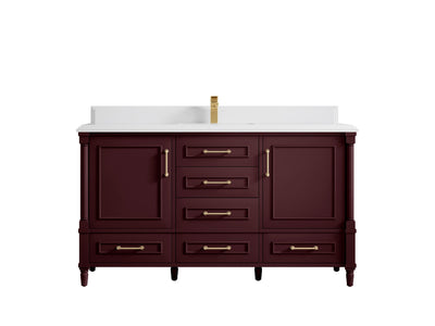Aberdeen 60 in. W x 22 in. D Single Sink Bathroom Vanity - Willow Bath and Vanity
