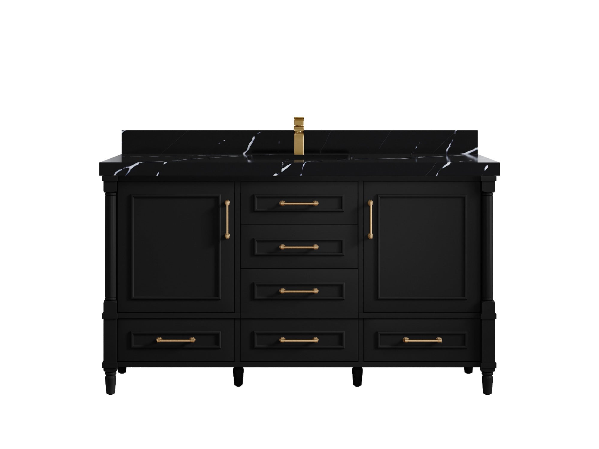 Aberdeen 60 in. W x 22 in. D Single Sink Bathroom Vanity - Willow Bath and Vanity