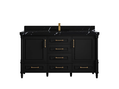 Aberdeen 60 in. W x 22 in. D Single Sink Bathroom Vanity - Willow Bath and Vanity