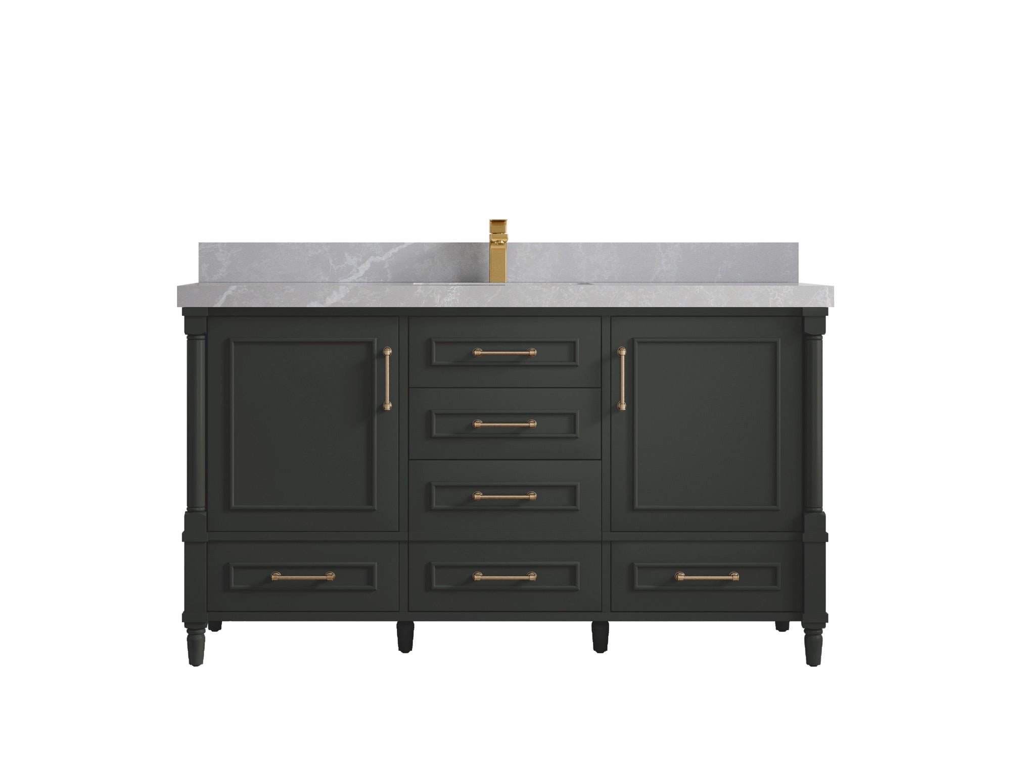 Aberdeen 60 in. W x 22 in. D Single Sink Bathroom Vanity - Willow Bath and Vanity