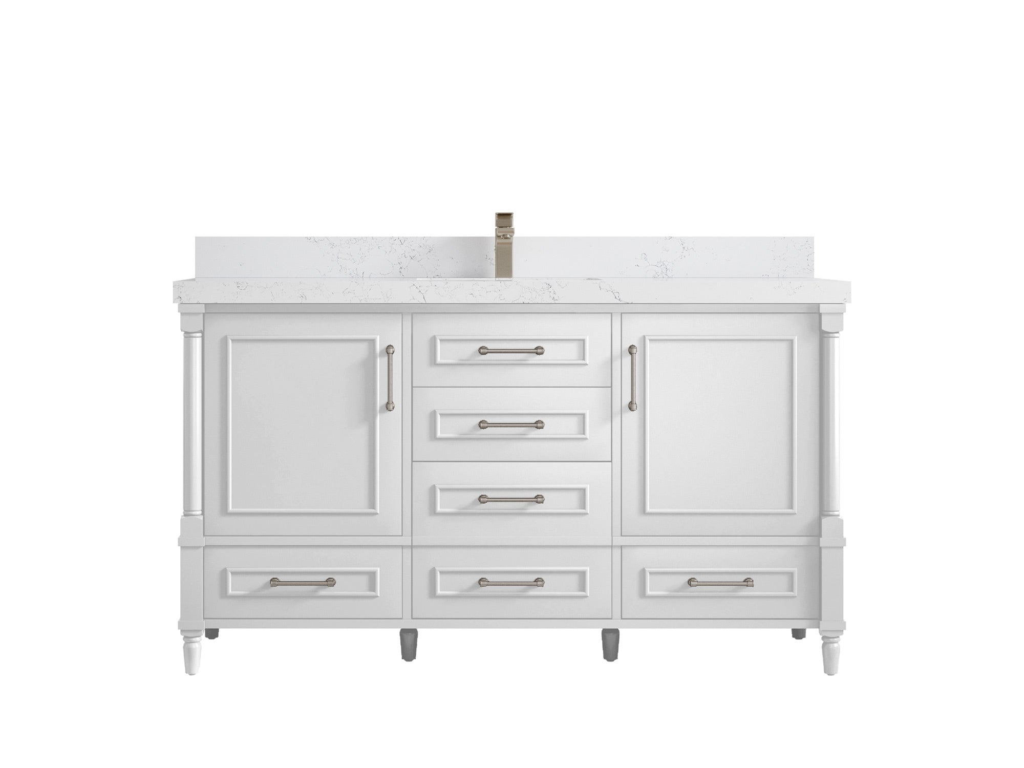Aberdeen 60 in. W x 22 in. D Single Sink Bathroom Vanity - Willow Bath and Vanity