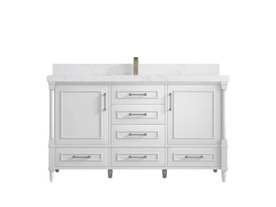 Aberdeen 60 in. W x 22 in. D Single Sink Bathroom Vanity - Willow Bath and Vanity