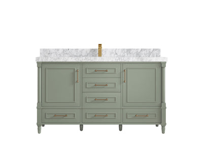 Aberdeen 60 in. W x 22 in. D Single Sink Bathroom Vanity - Willow Bath and Vanity
