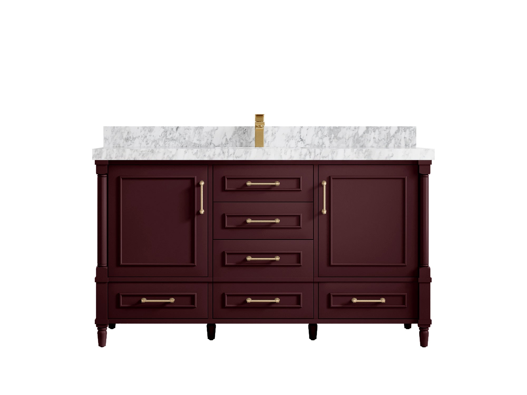 Aberdeen 60 in. W x 22 in. D Single Sink Bathroom Vanity - Willow Bath and Vanity