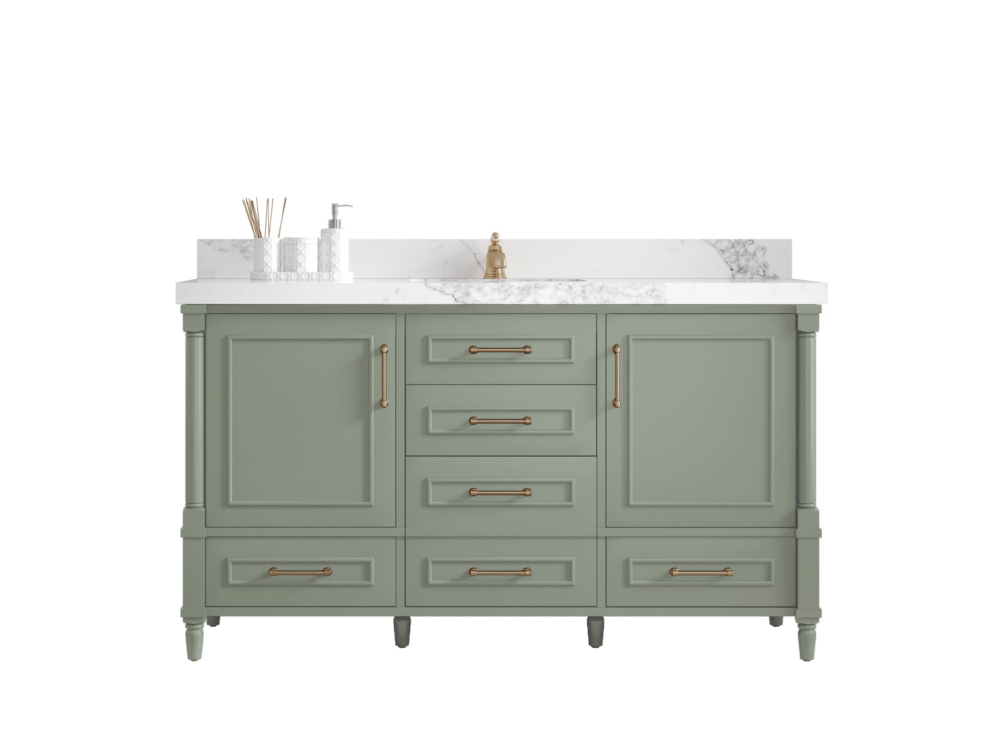 Aberdeen 60 in. W x 22 in. D Single Sink Bathroom Vanity - Willow Bath and Vanity