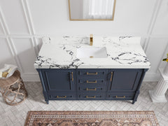 Aberdeen 60 in. W x 22 in. D Single Sink Bathroom Vanity - photo 37