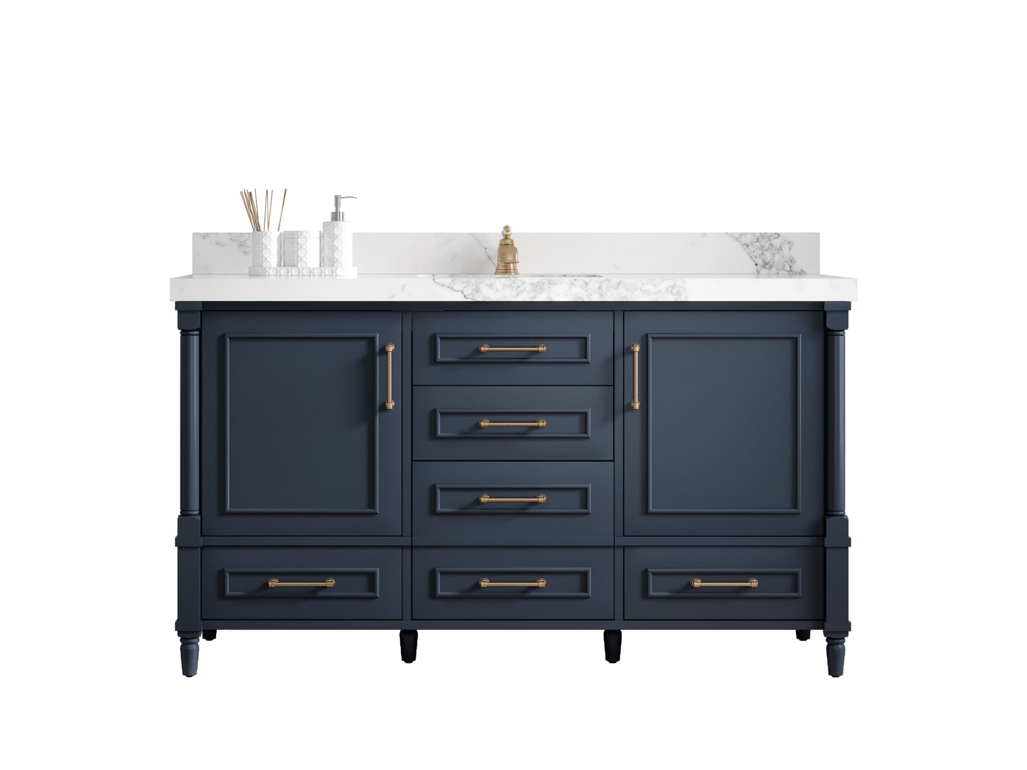 Aberdeen 60 in. W x 22 in. D Single Sink Bathroom Vanity - Willow Bath and Vanity