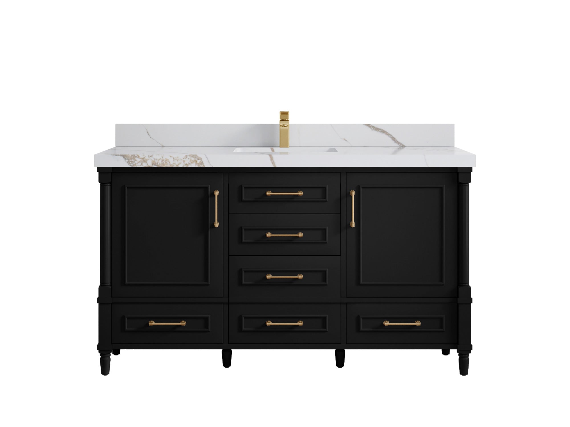 Aberdeen 60 in. W x 22 in. D Single Sink Bathroom Vanity - Willow Bath and Vanity
