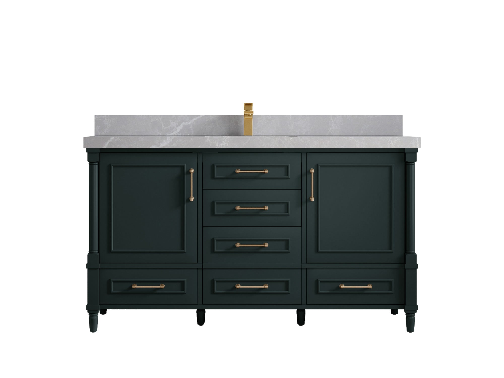 Aberdeen 60 in. W x 22 in. D Single Sink Bathroom Vanity - Willow Bath and Vanity