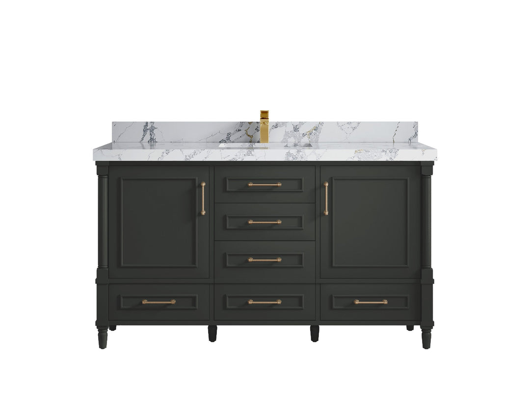 Aberdeen 60 in. W x 22 in. D Single Sink Bathroom Vanity - Willow Bath and Vanity