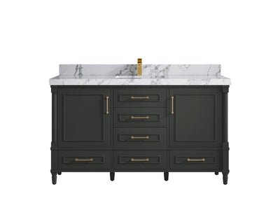 Aberdeen 60 in. W x 22 in. D Single Sink Bathroom Vanity - Willow Bath and Vanity