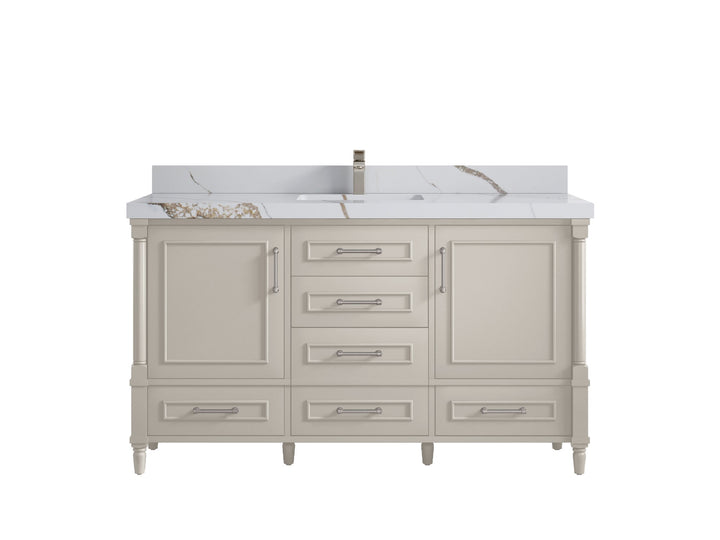 Aberdeen 60 in. W x 22 in. D Single Sink Bathroom Vanity - photo 10