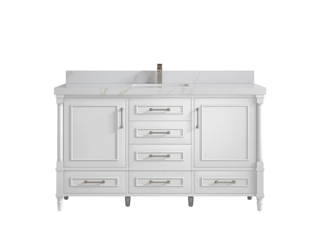 Aberdeen 60 in. W x 22 in. D Single Sink Bathroom Vanity - Willow Bath and Vanity