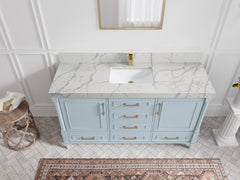 Aberdeen 60 in. W x 22 in. D Single Sink Bathroom Vanity - photo 40