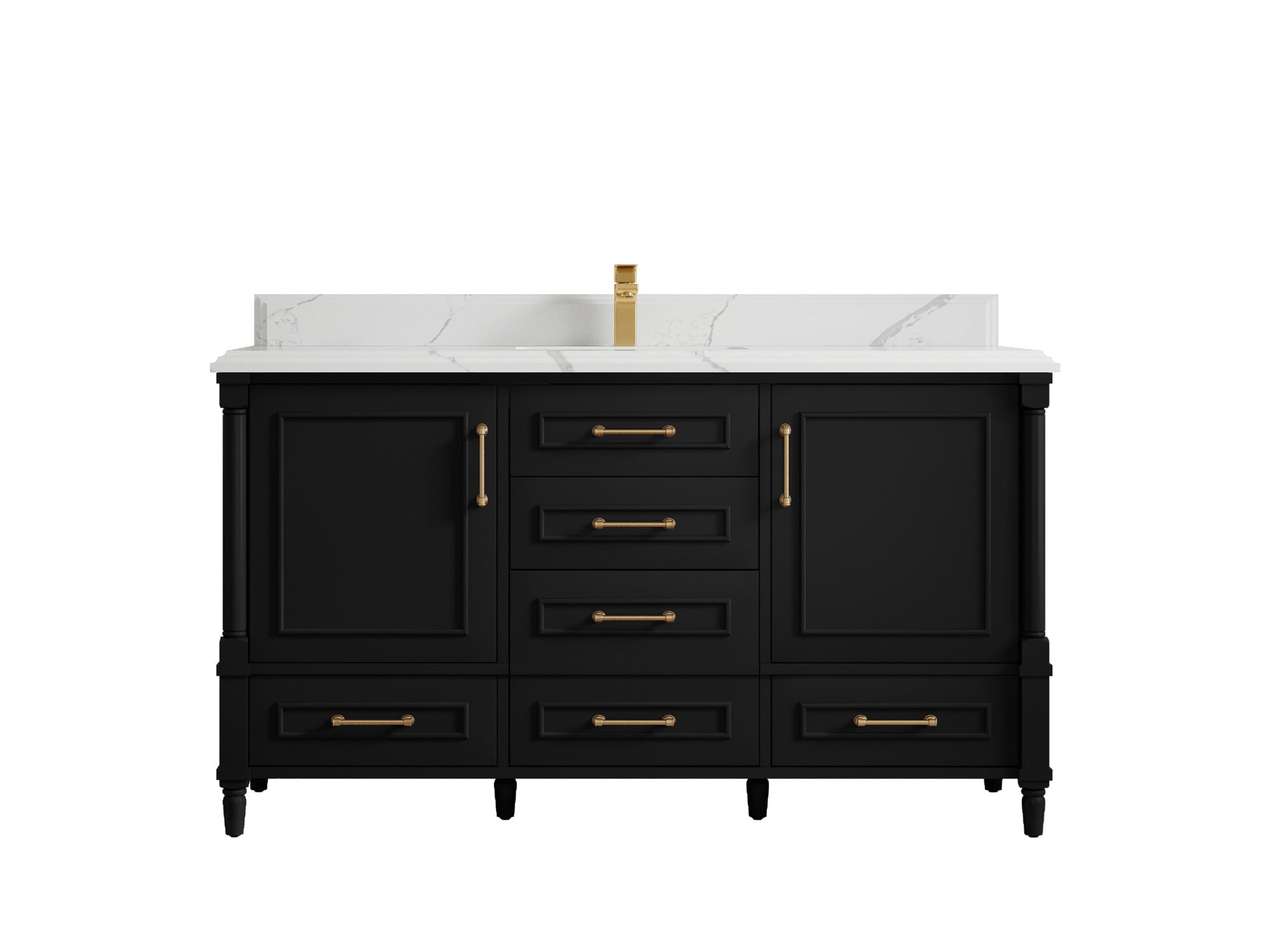 Aberdeen 60 in. W x 22 in. D Single Sink Bathroom Vanity - Willow Bath and Vanity