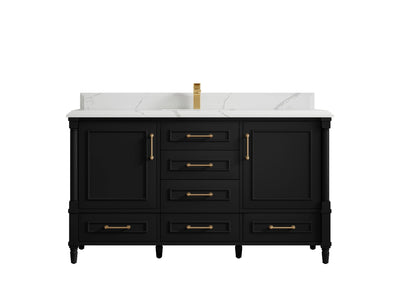 Aberdeen 60 in. W x 22 in. D Single Sink Bathroom Vanity - Willow Bath and Vanity