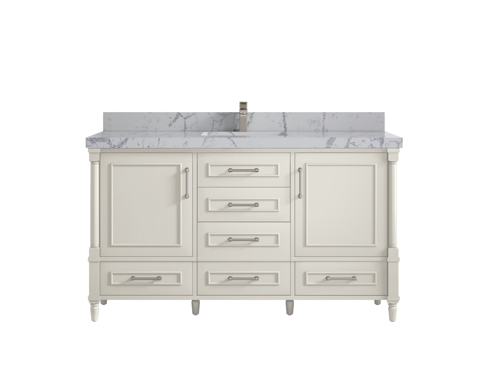 Aberdeen 60 in. W x 22 in. D Single Sink Bathroom Vanity - Willow Bath and Vanity
