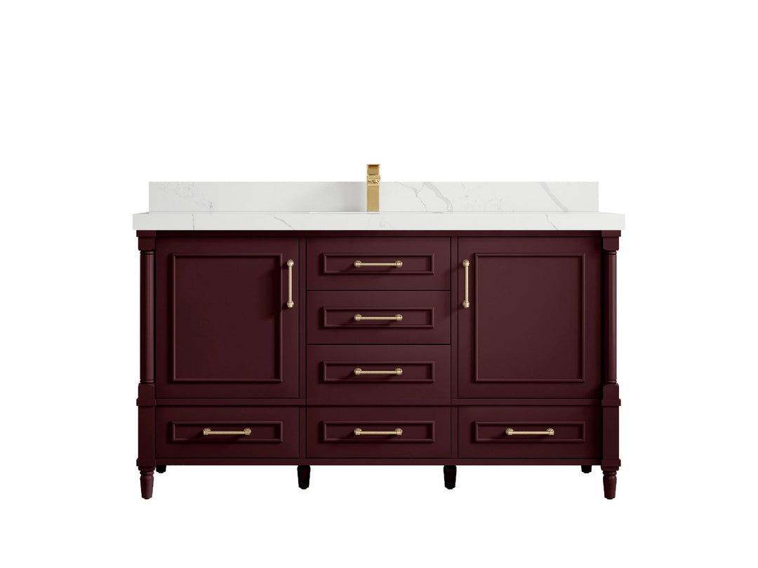 Aberdeen 60 in. W x 22 in. D Single Sink Bathroom Vanity - Willow Bath and Vanity