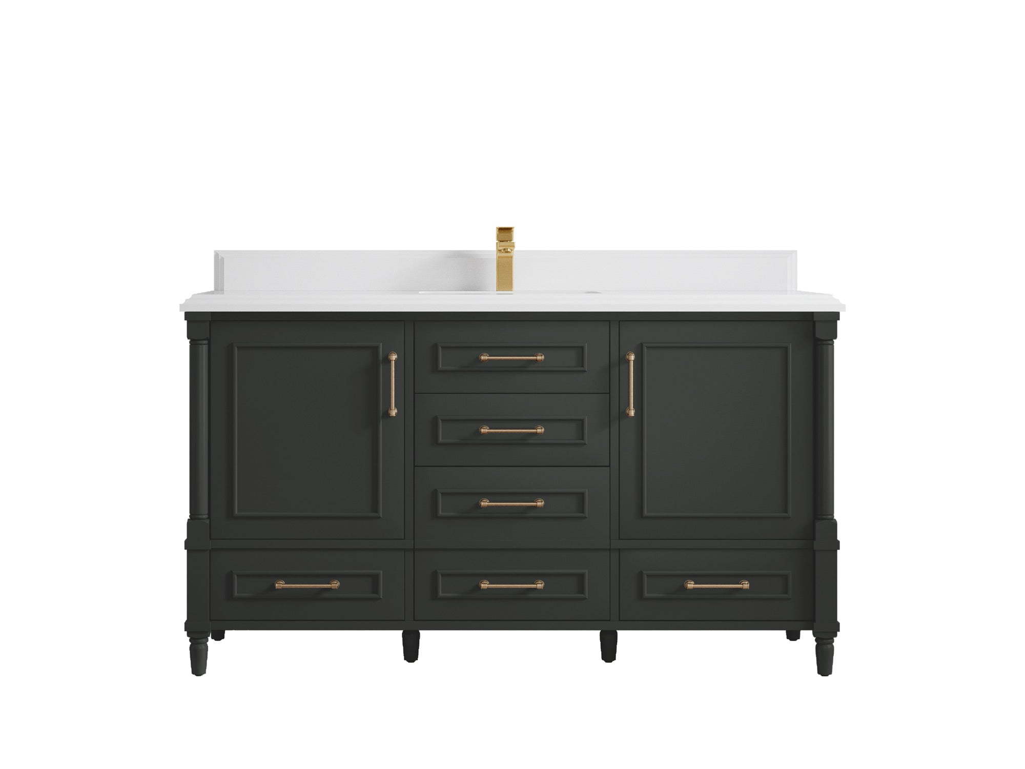Aberdeen 60 in. W x 22 in. D Single Sink Bathroom Vanity - Willow Bath and Vanity