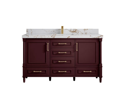 Aberdeen 60 in. W x 22 in. D Single Sink Bathroom Vanity - Willow Bath and Vanity