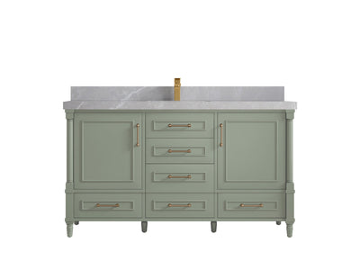 Aberdeen 60 in. W x 22 in. D Single Sink Bathroom Vanity - Willow Bath and Vanity