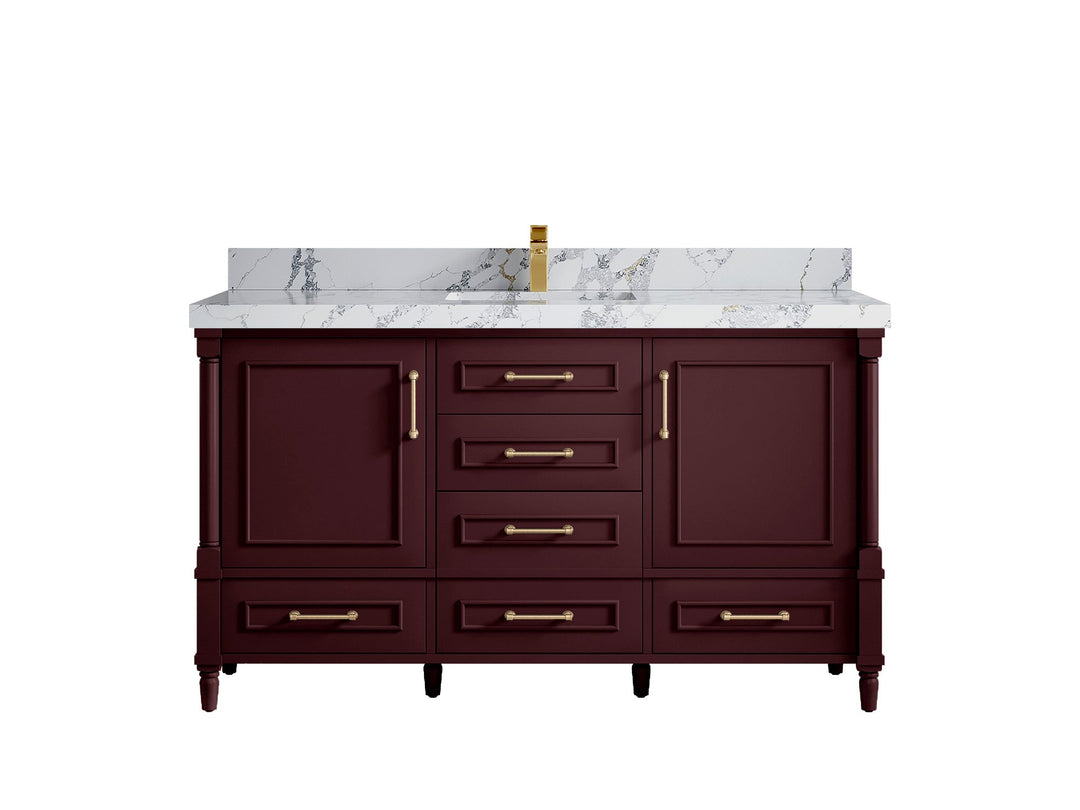 Aberdeen 60 in. W x 22 in. D Single Sink Bathroom Vanity - Willow Bath and Vanity