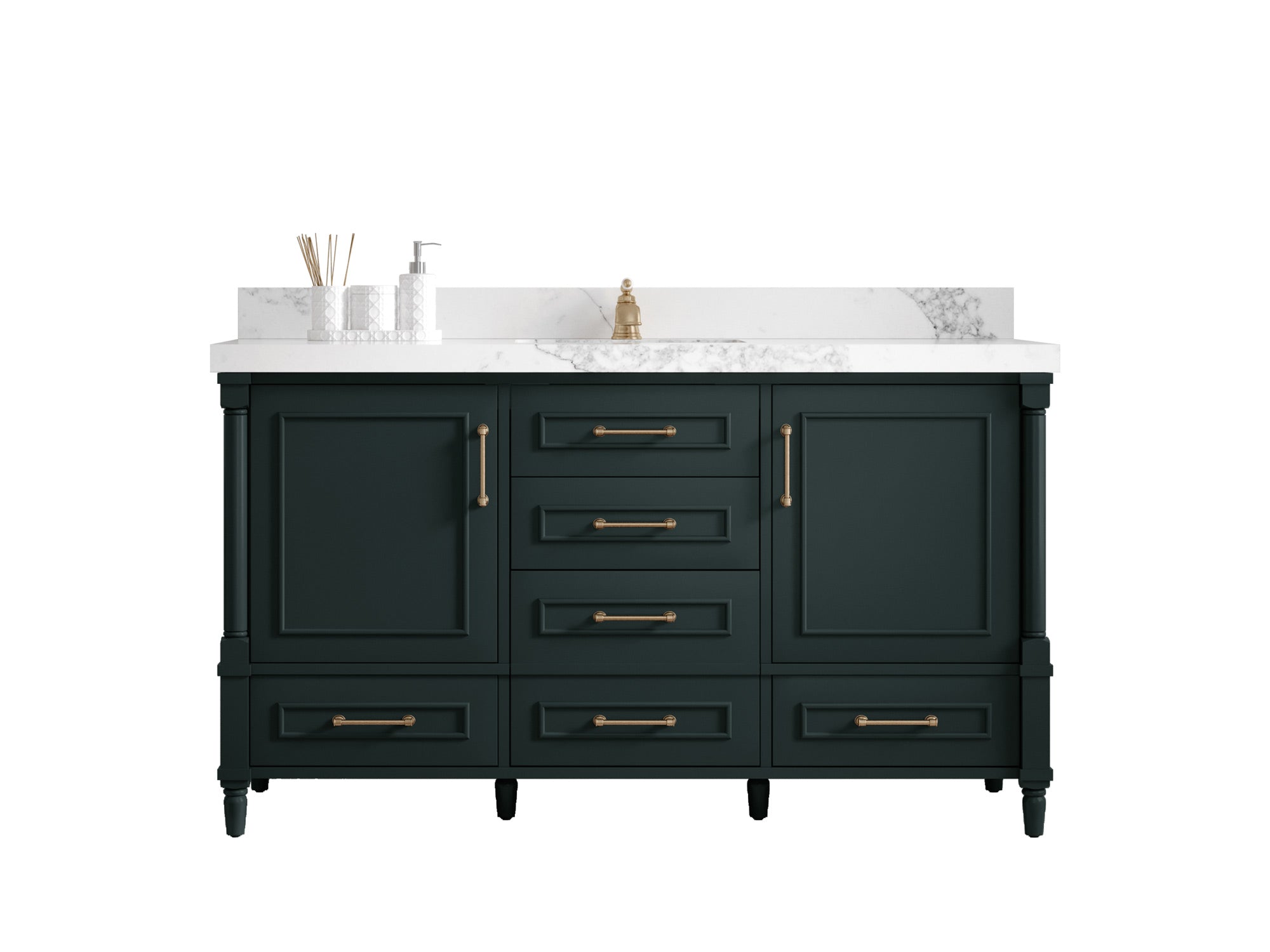Aberdeen 60 in. W x 22 in. D Single Sink Bathroom Vanity - Willow Bath and Vanity