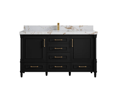 Aberdeen 60 in. W x 22 in. D Single Sink Bathroom Vanity - Willow Bath and Vanity