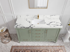 Aberdeen 60 in. W x 22 in. D Single Sink Bathroom Vanity - photo 38
