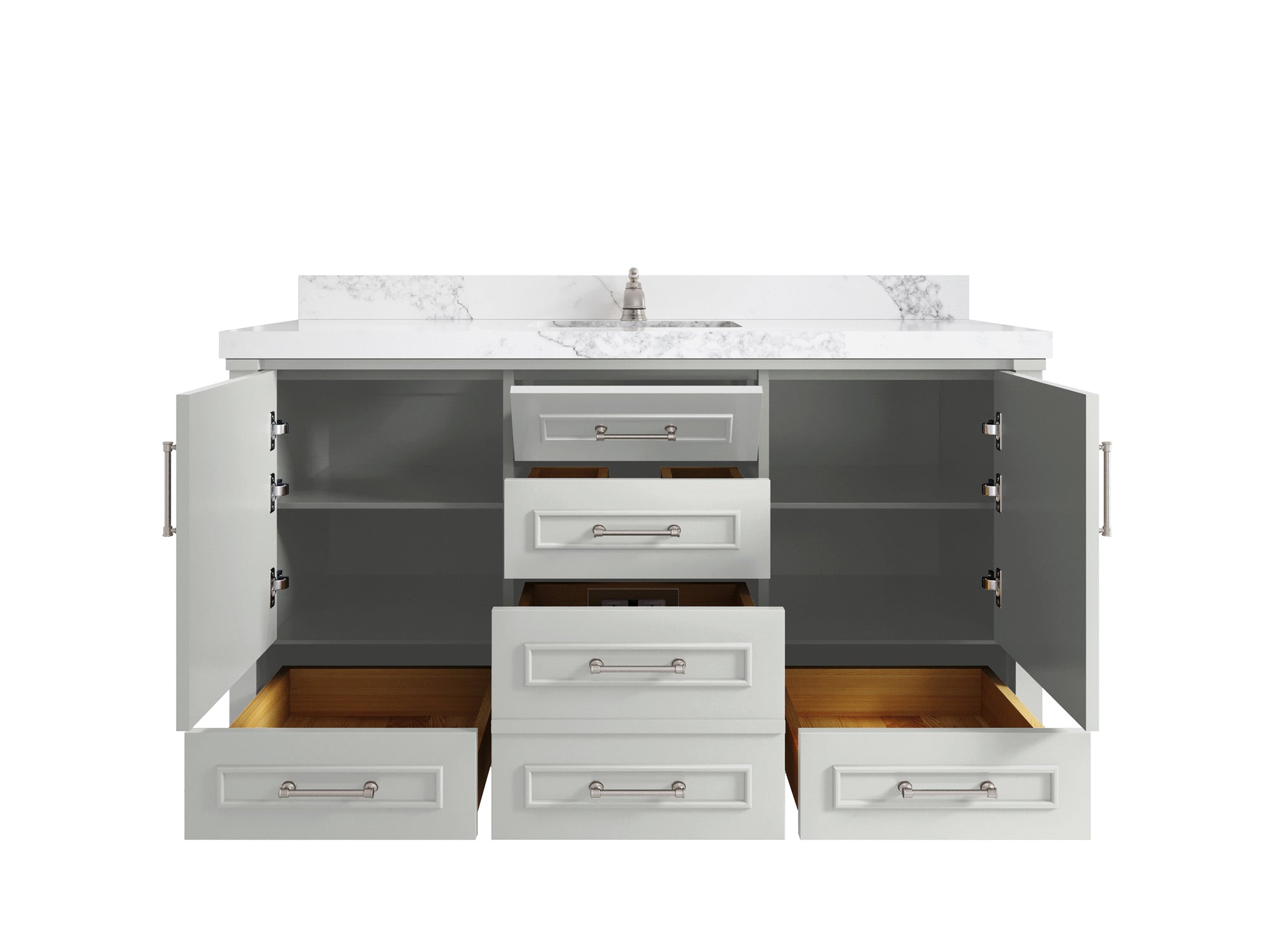 Aberdeen 60 in. W x 22 in. D Single Sink Bathroom Vanity - Willow Bath and Vanity