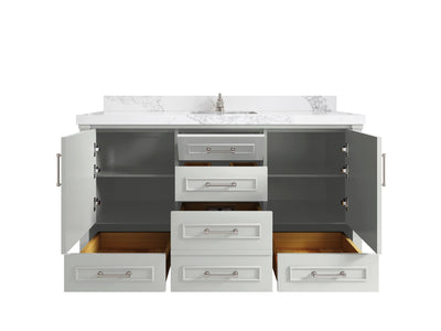 Aberdeen 60 in. W x 22 in. D Single Sink Bathroom Vanity - Willow Bath and Vanity