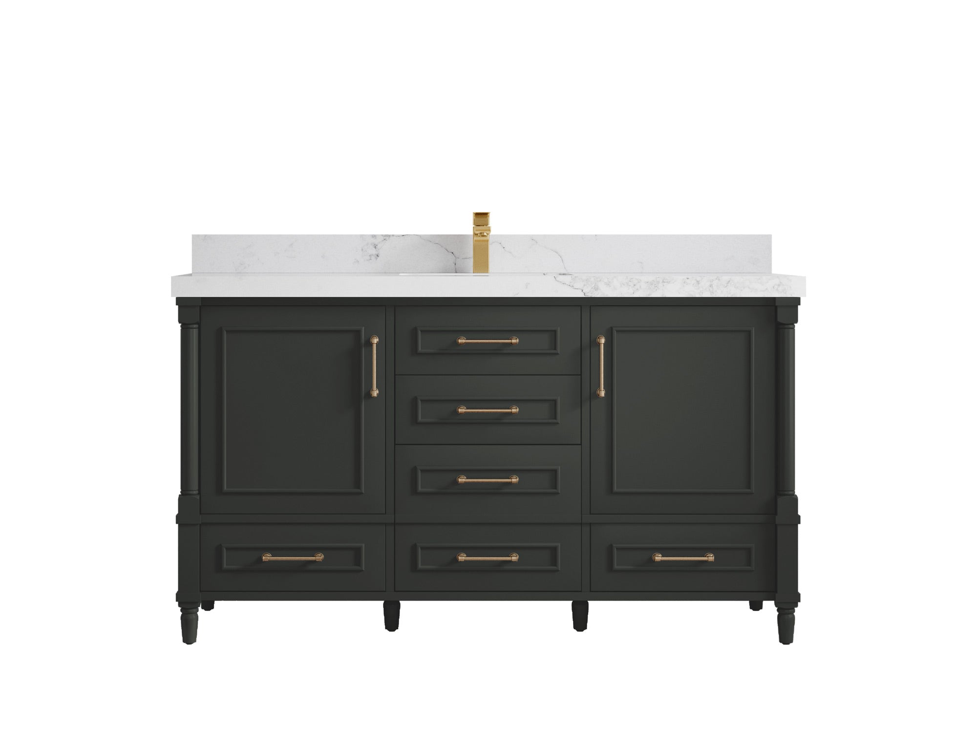Aberdeen 60 in. W x 22 in. D Single Sink Bathroom Vanity - Willow Bath and Vanity