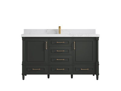 Aberdeen 60 in. W x 22 in. D Single Sink Bathroom Vanity - Willow Bath and Vanity