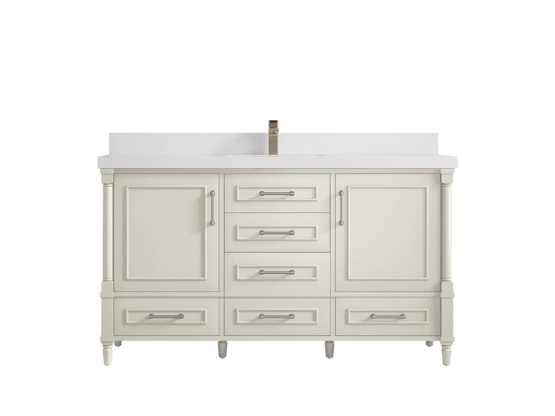 Aberdeen 60 in. W x 22 in. D Single Sink Bathroom Vanity - Willow Bath and Vanity