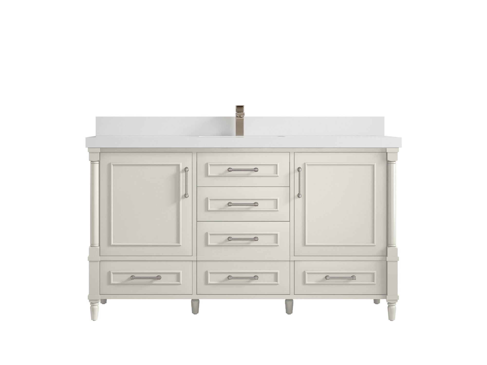 Aberdeen 60 in. W x 22 in. D Single Sink Bathroom Vanity - Willow Bath and Vanity