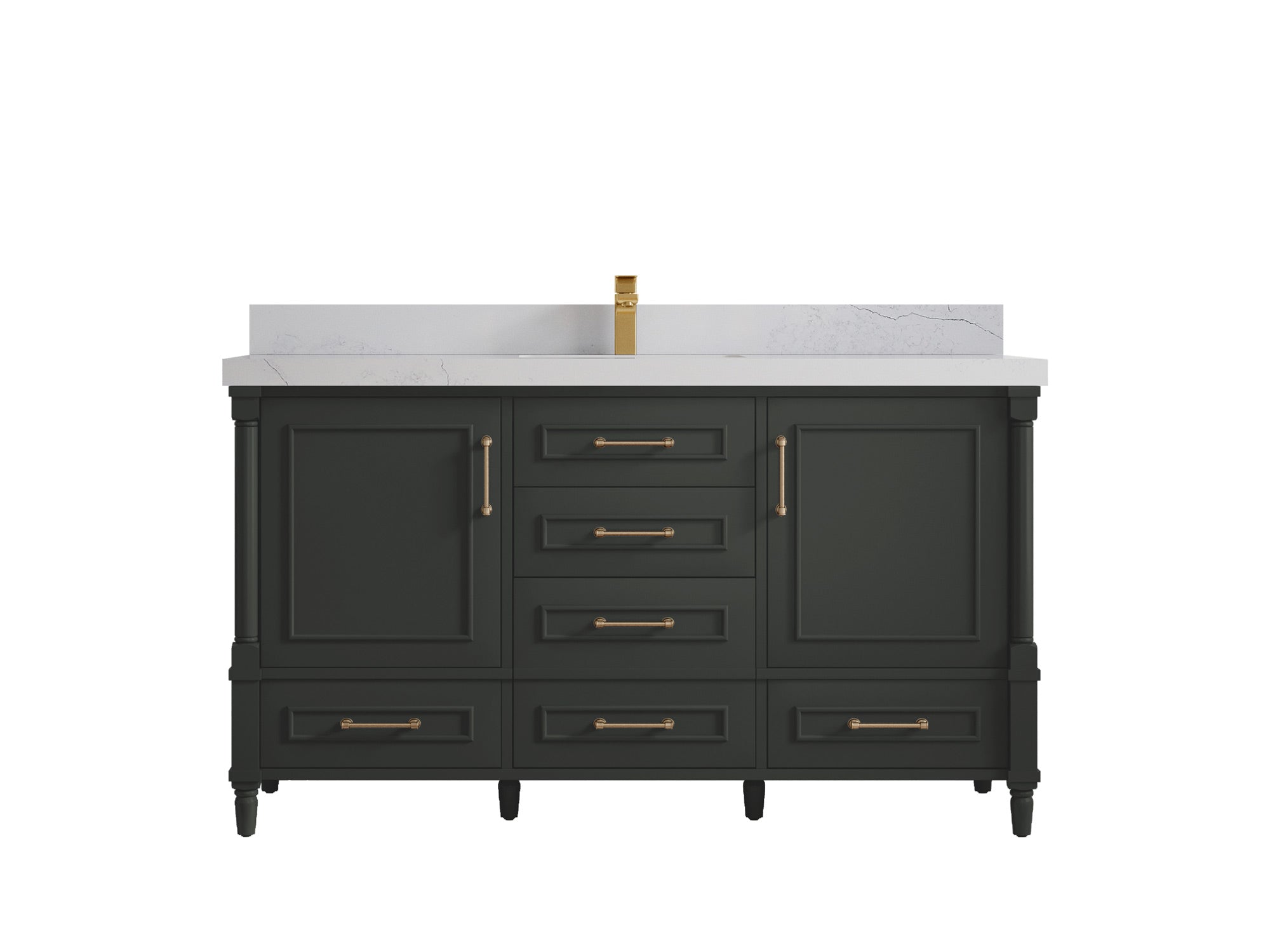 Aberdeen 60 in. W x 22 in. D Single Sink Bathroom Vanity - Willow Bath and Vanity