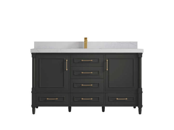 Aberdeen 60 in. W x 22 in. D Single Sink Bathroom Vanity - photo 1
