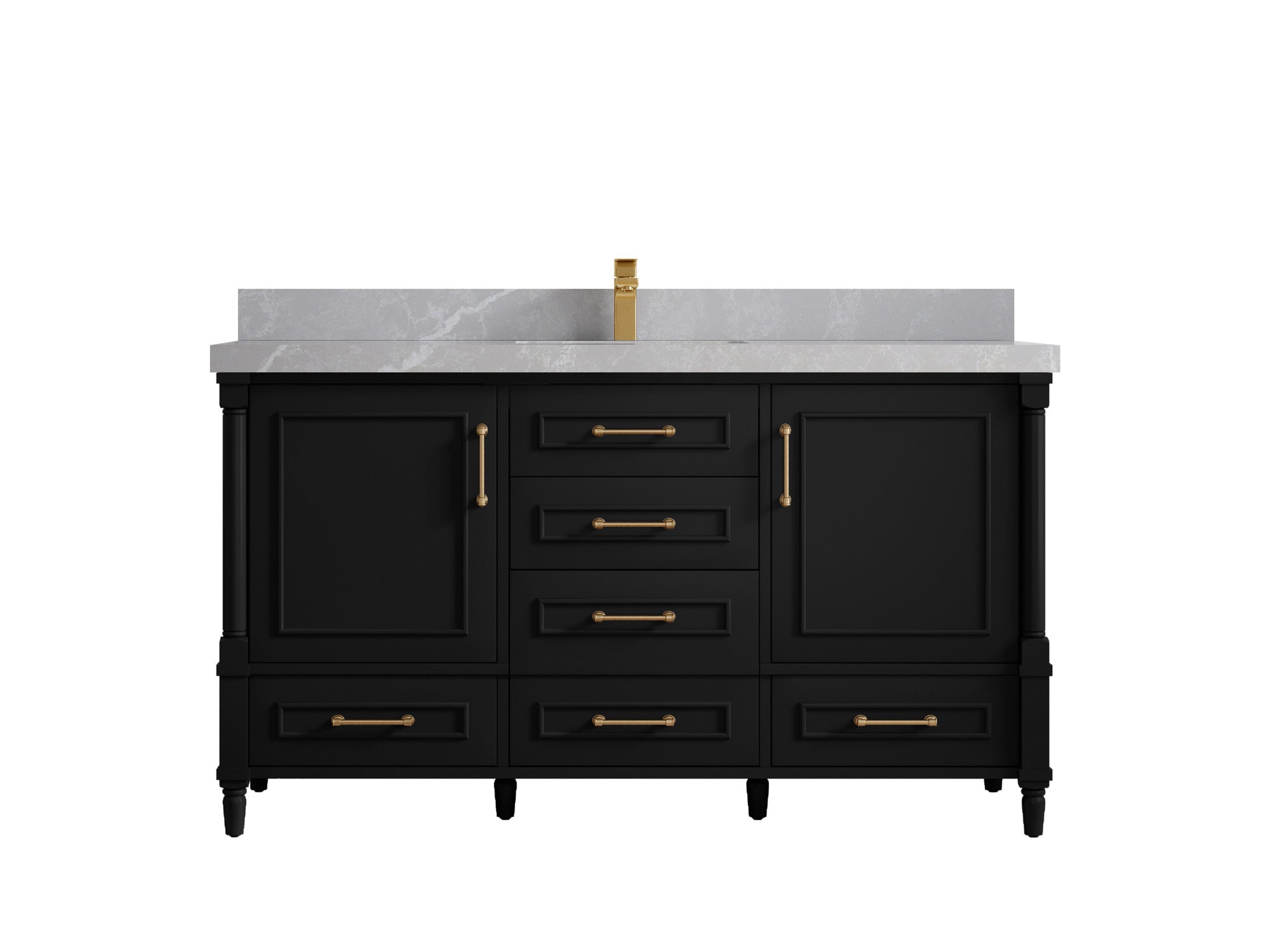 Aberdeen 60 in. W x 22 in. D Single Sink Bathroom Vanity - Willow Bath and Vanity