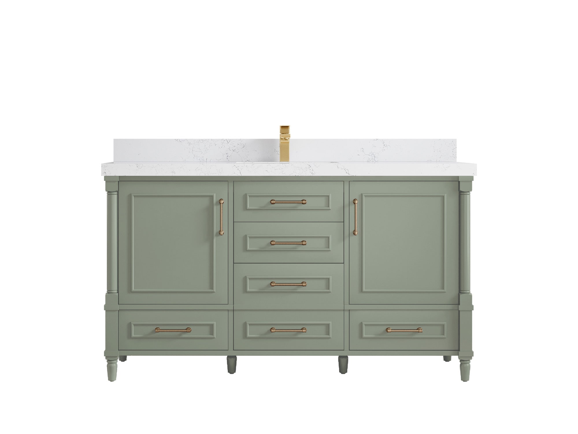 Aberdeen 60 in. W x 22 in. D Single Sink Bathroom Vanity - Willow Bath and Vanity