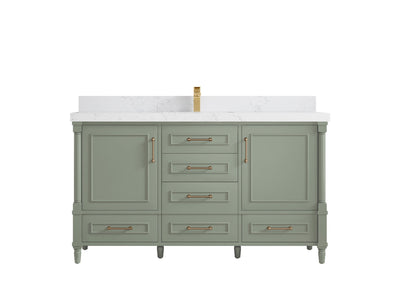 Aberdeen 60 in. W x 22 in. D Single Sink Bathroom Vanity - Willow Bath and Vanity